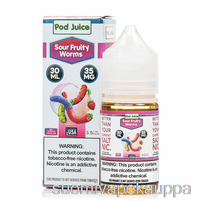 Vape Suomi Hapan Hedelmäinen Madot - Palkomehu - 30ml 10mg